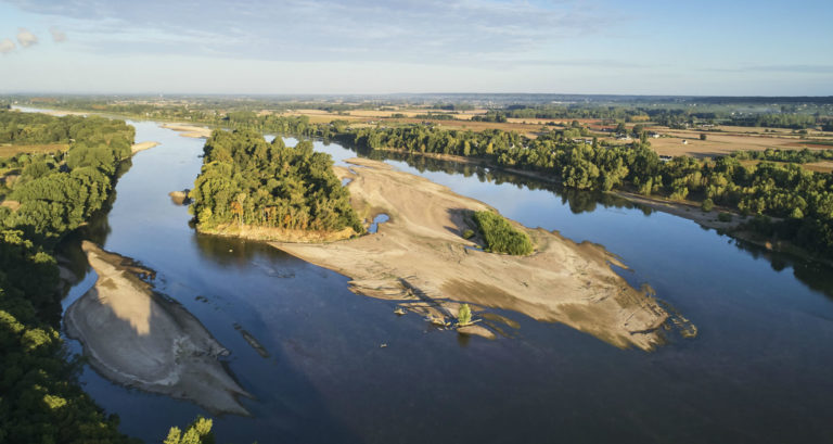 Gabarre sur la Loire en Touraine