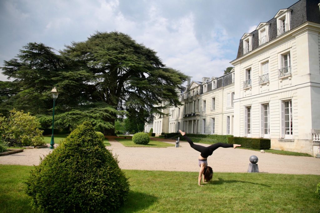 yoga au Château de Rochecotte