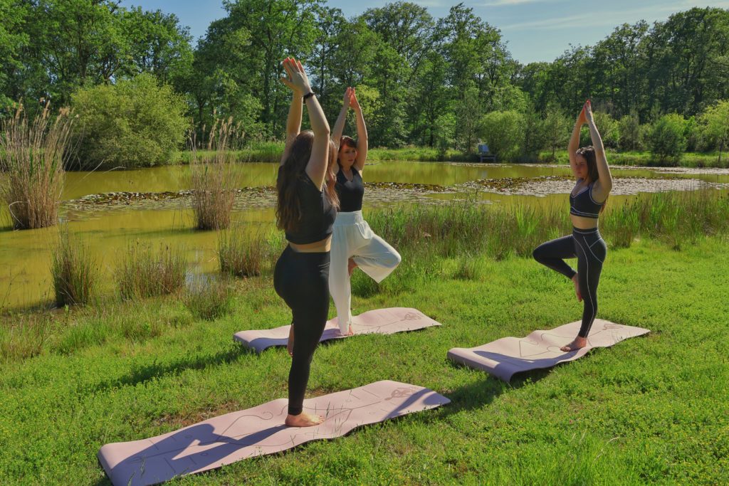 yoga au château de Rochecotte